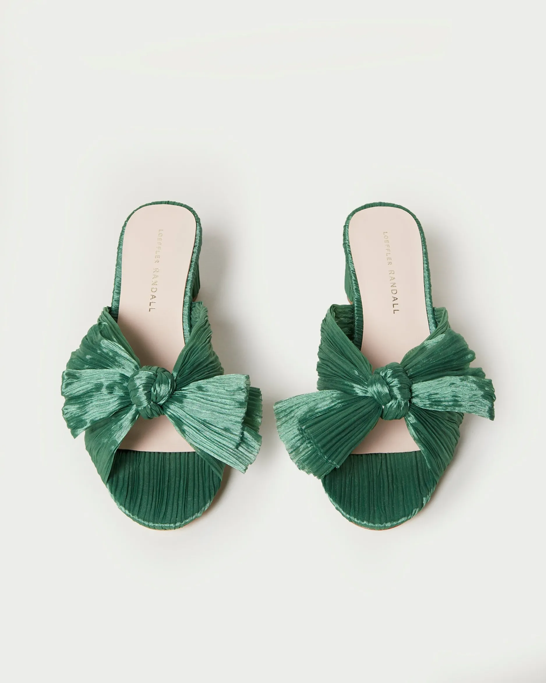 Loeffler Randall Emilia Pleated Bow Heel