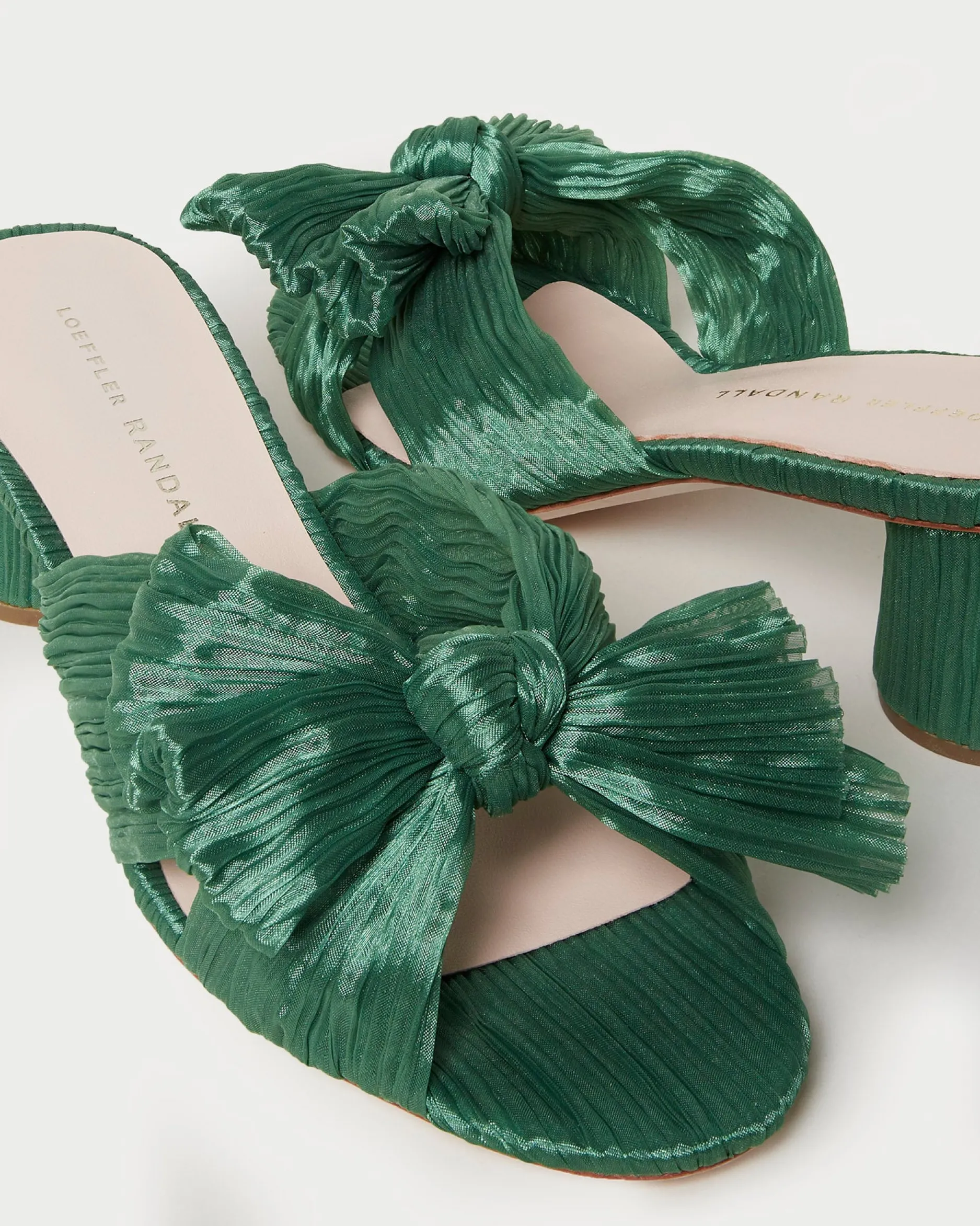 Loeffler Randall Emilia Pleated Bow Heel