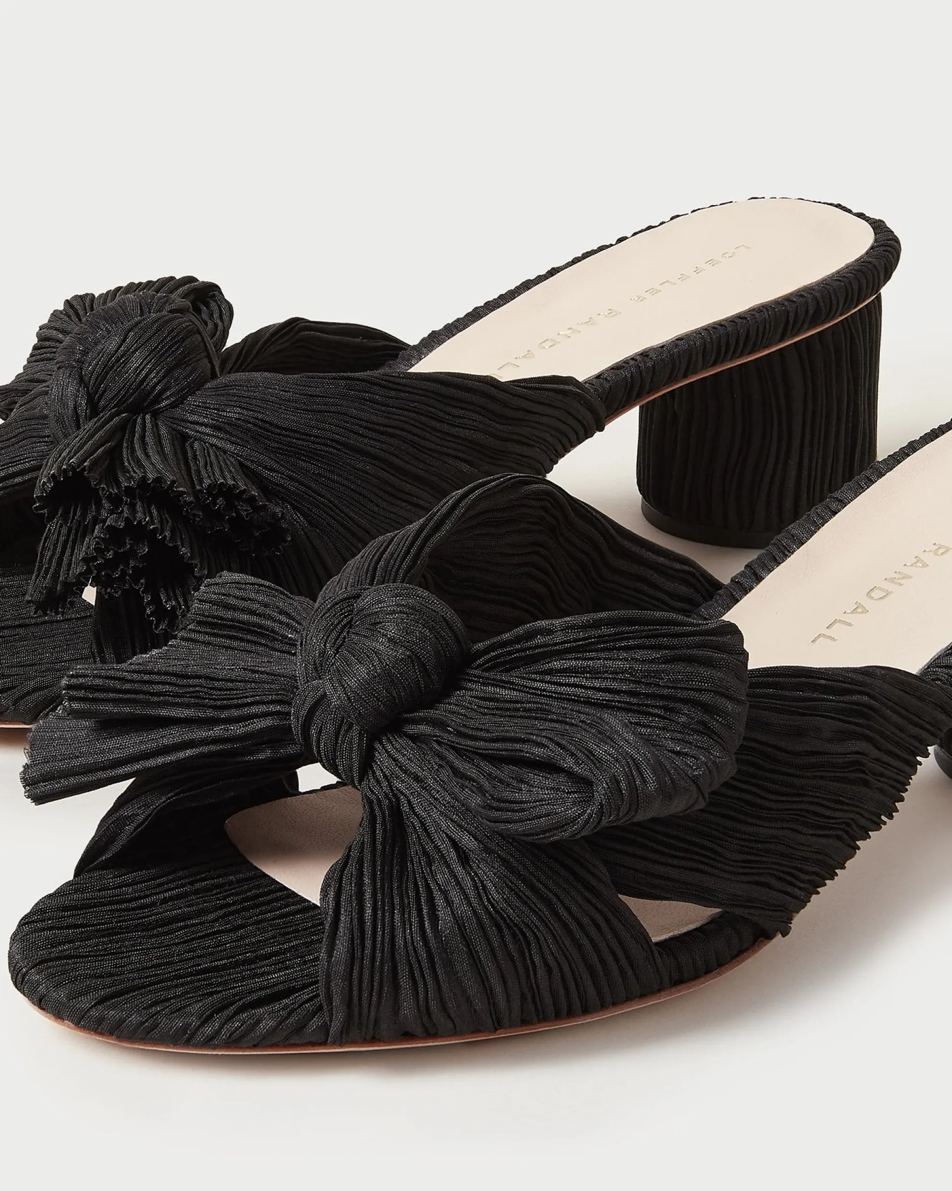 Loeffler Randall Emilia Pleated Bow Heel