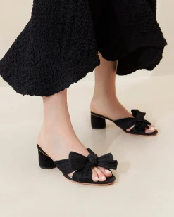 Loeffler Randall Emilia Pleated Bow Heel