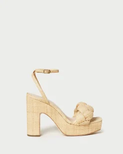 Loeffler Randall Fae Denim Platform Heel