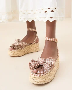 Loeffler Randall Gaby Pleated Bow Espadrille