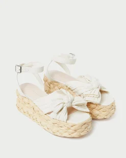 Loeffler Randall Gaby Pleated Bow Espadrille