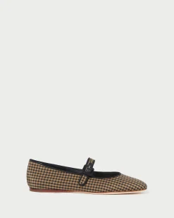 Loeffler Randall Ginger Blue Stripe Mary Jane