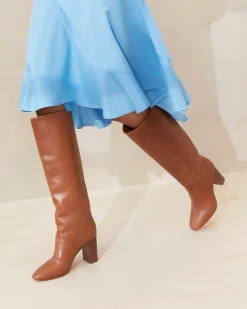 Loeffler Randall Goldy Cognac Tall Boot