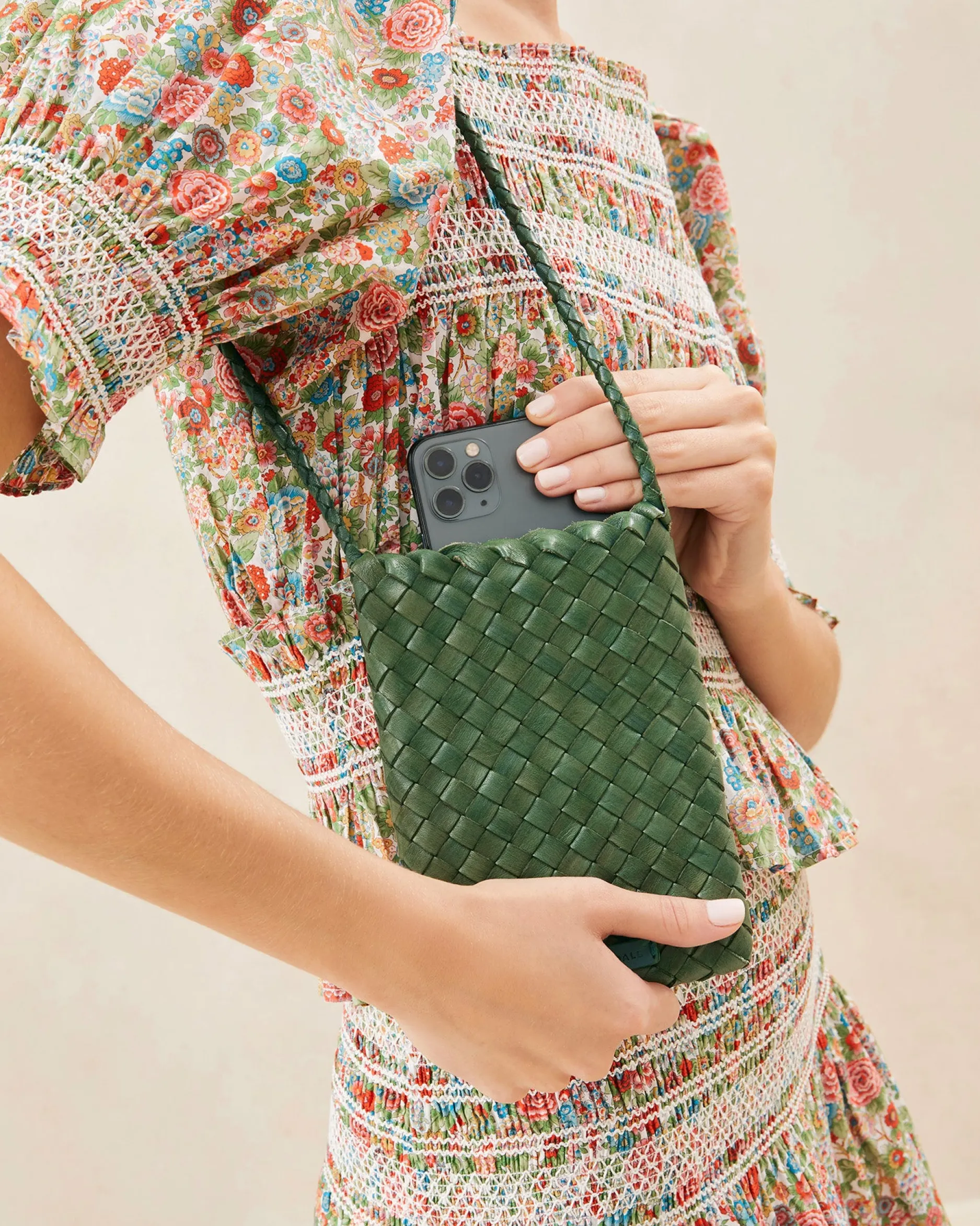 Loeffler Randall Grace Woven Crossbody