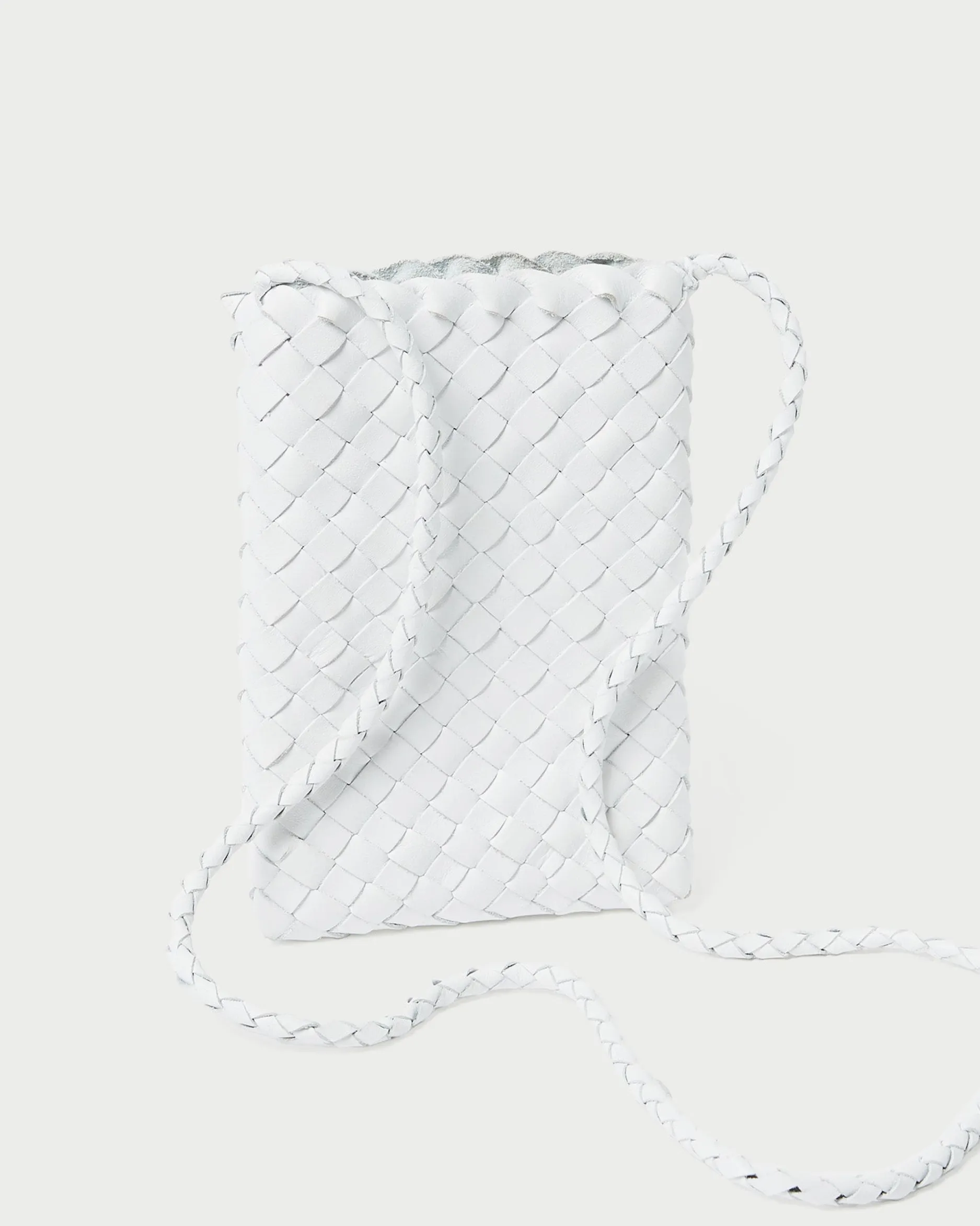 Loeffler Randall Grace Emerald Woven Crossbody