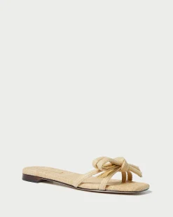 Loeffler Randall Hadley Leather Bow Sandal