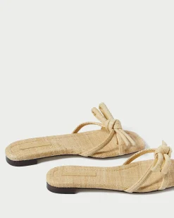 Loeffler Randall Hadley Leather Bow Sandal