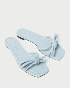 Loeffler Randall Hadley Leather Bow Sandal