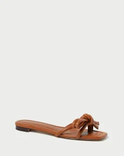 Loeffler Randall Hadley Leather Bow Sandal