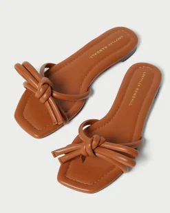Loeffler Randall Hadley Leather Bow Sandal