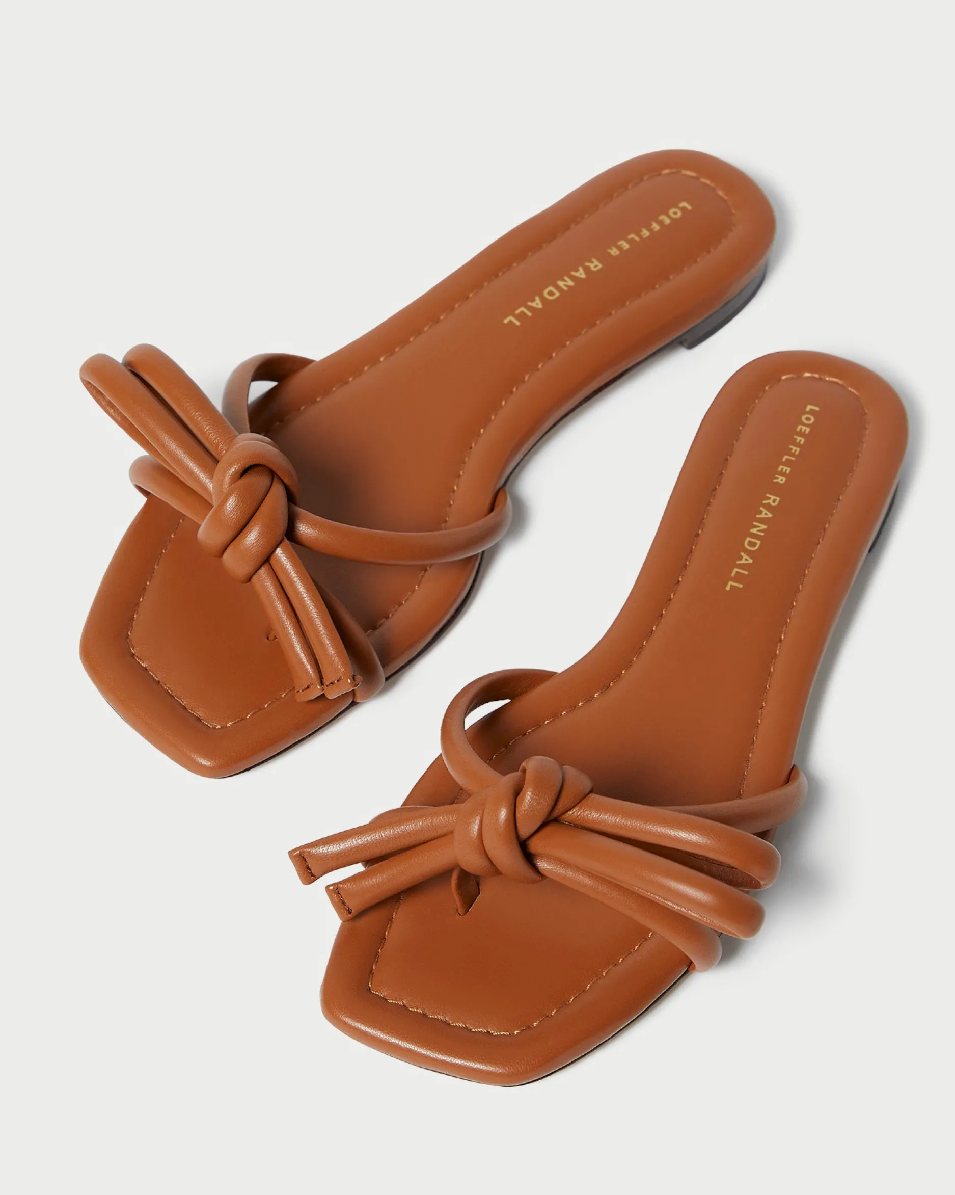 Loeffler Randall Hadley Leather Bow Sandal