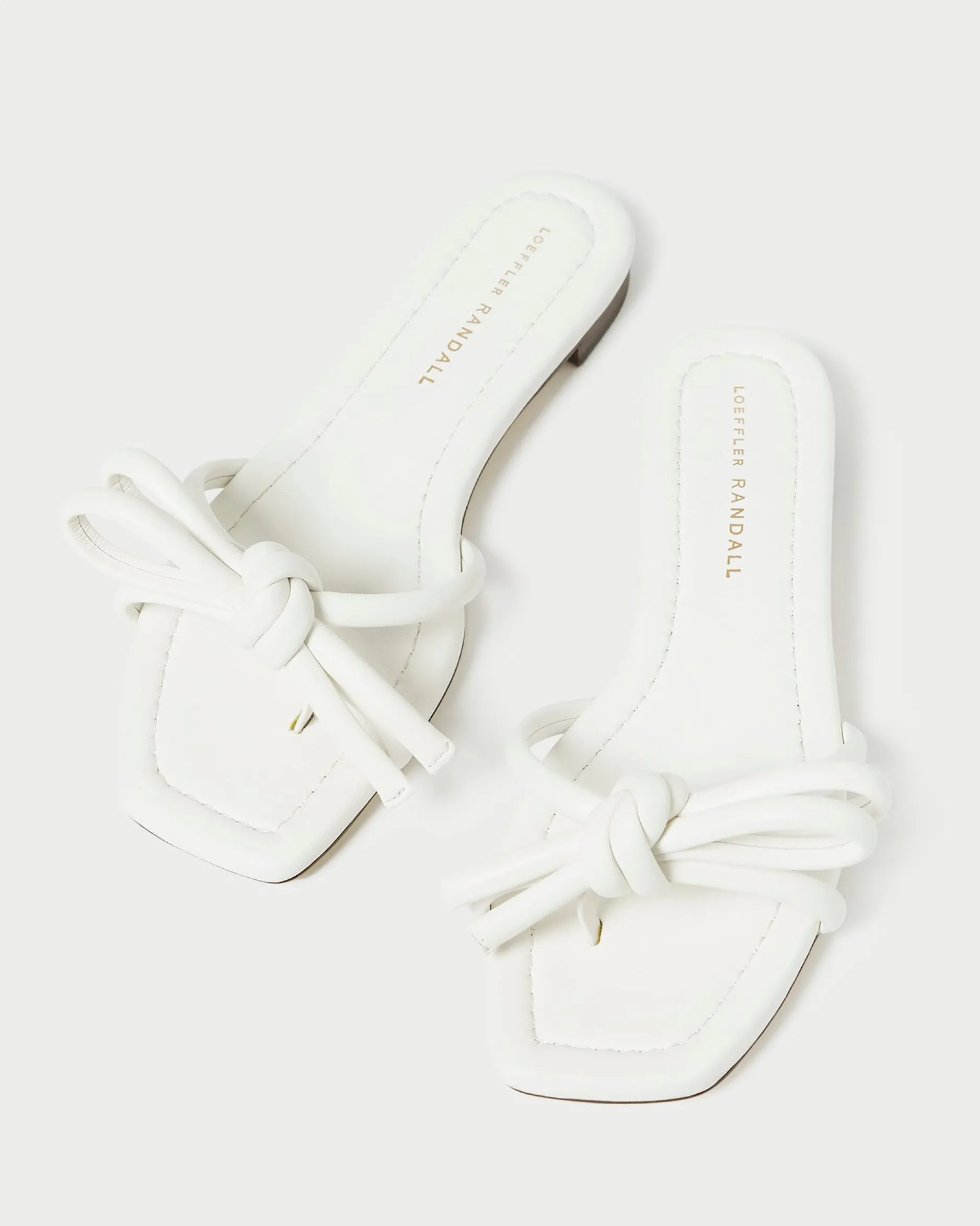 Loeffler Randall Hadley Leather Bow Sandal