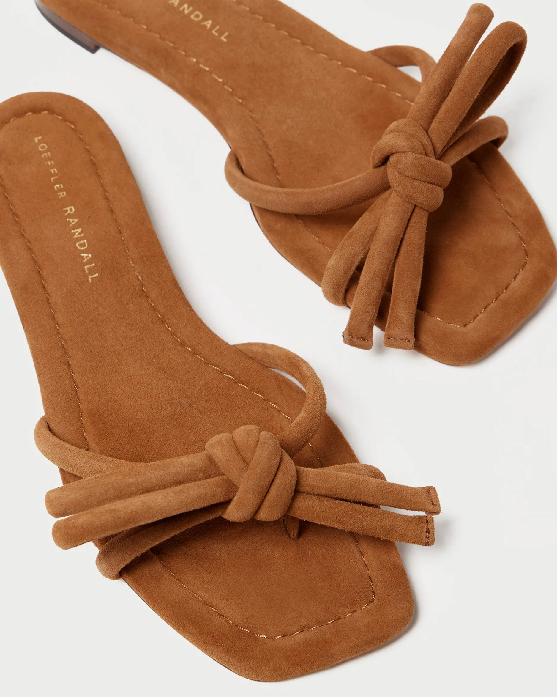 Loeffler Randall Hadley Leather Bow Sandal