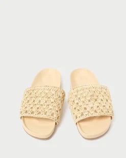 Loeffler Randall Henri Crochet Leather Sandal