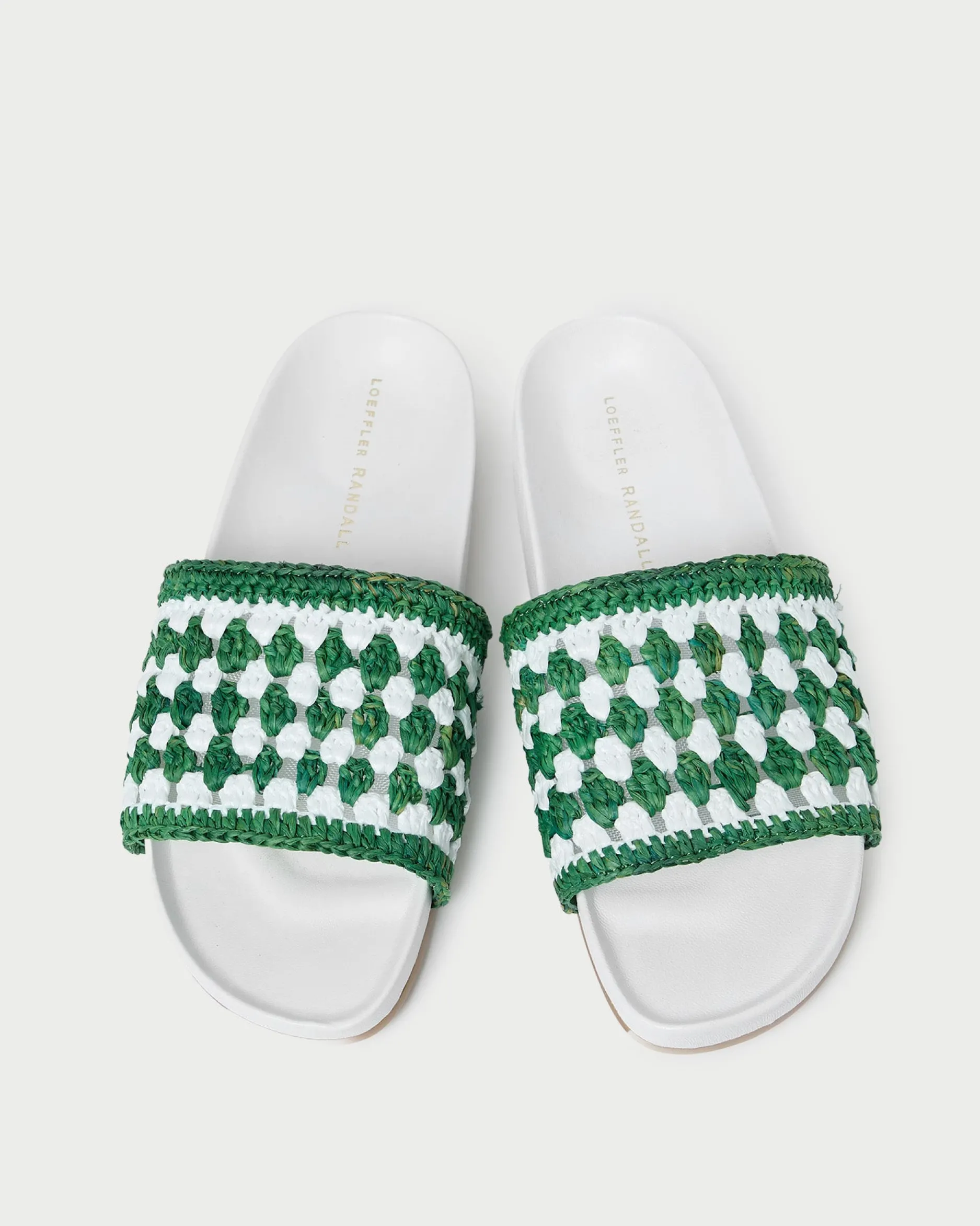 Loeffler Randall Henri Crochet Leather Sandal