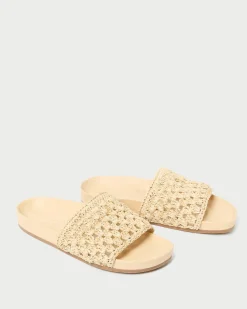 Loeffler Randall Henri Crochet Leather Sandal