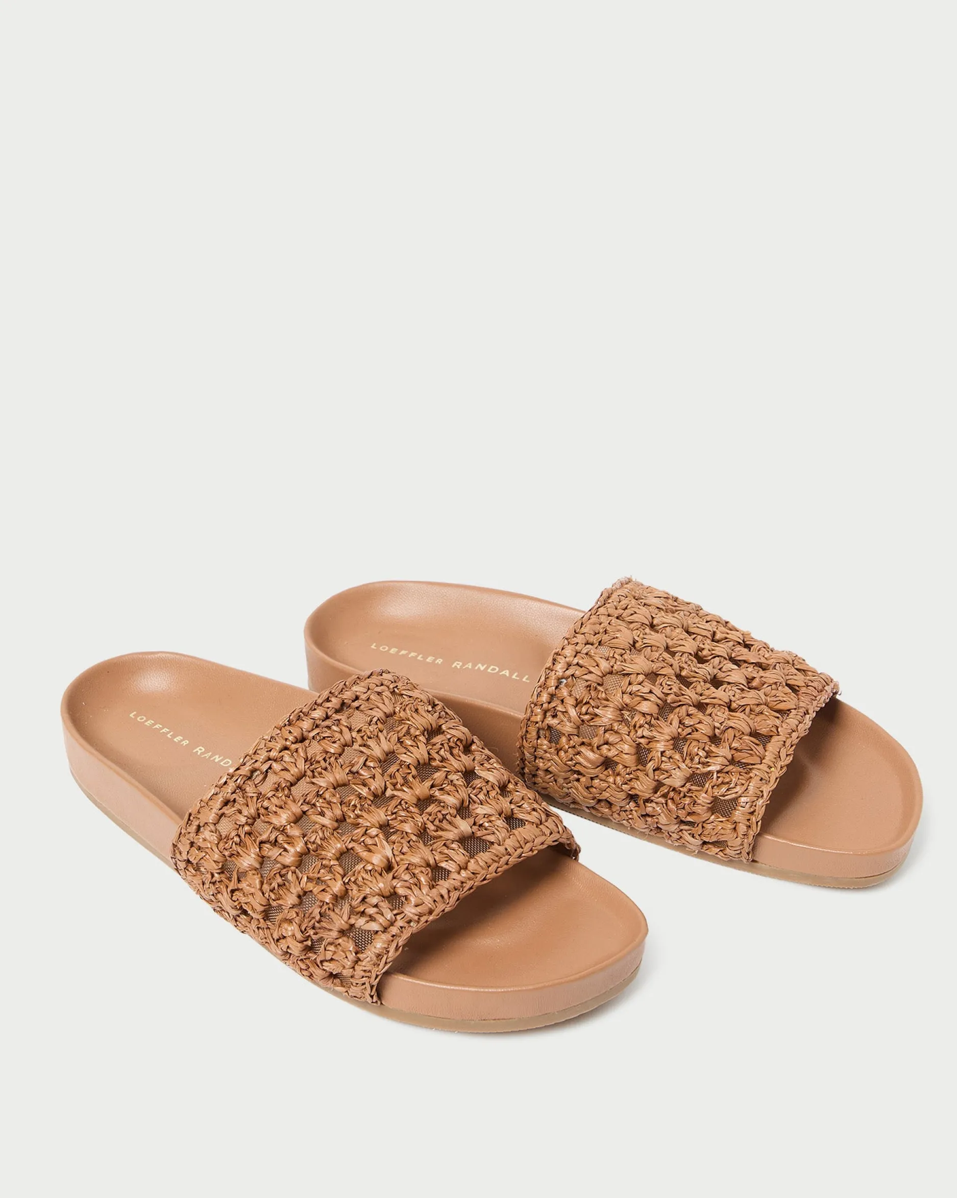 Loeffler Randall Henri Crochet Leather Sandal