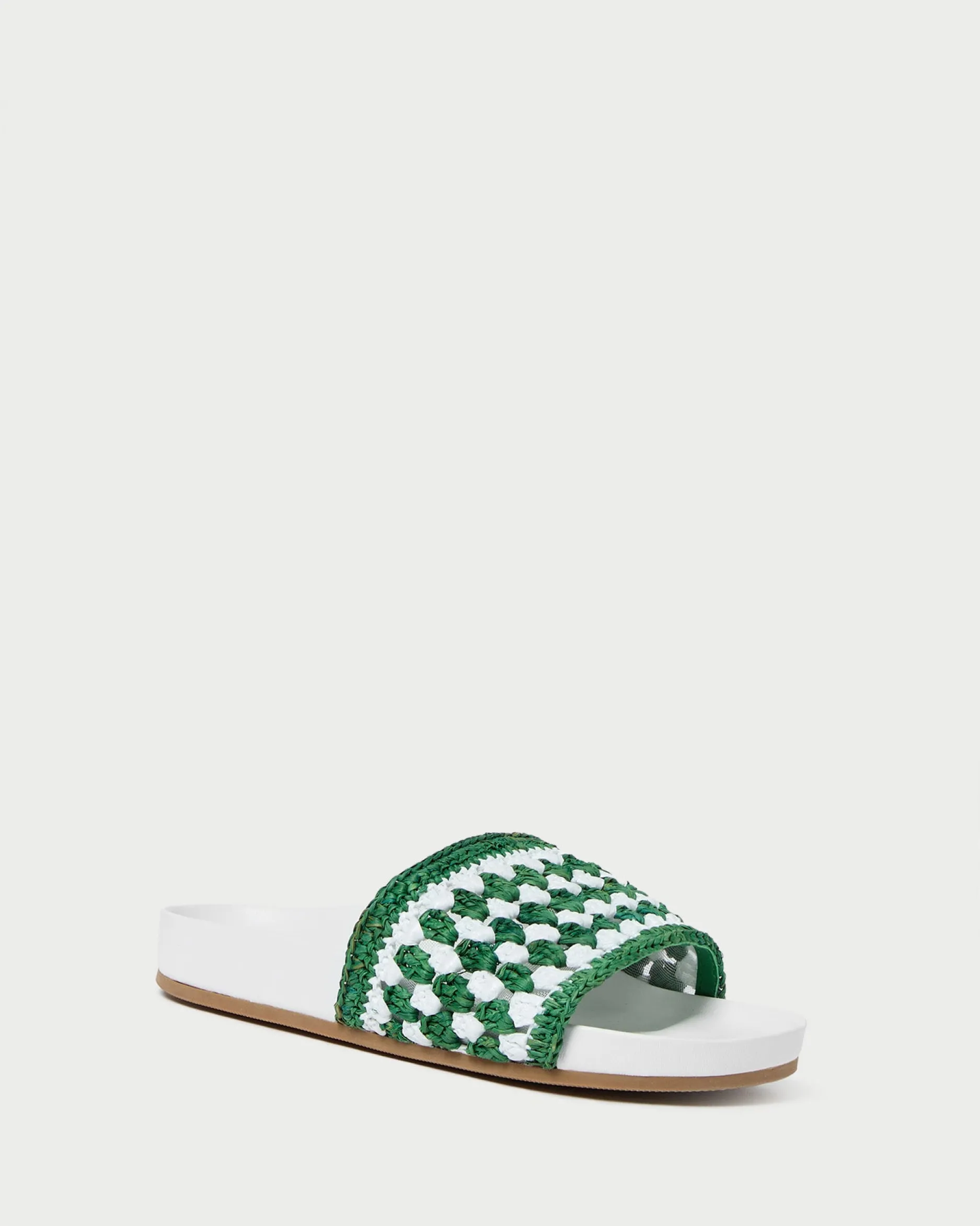 Loeffler Randall Henri Crochet Leather Sandal