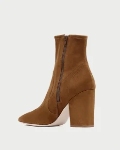 Loeffler Randall Isla Suede Slim Ankle Bootie