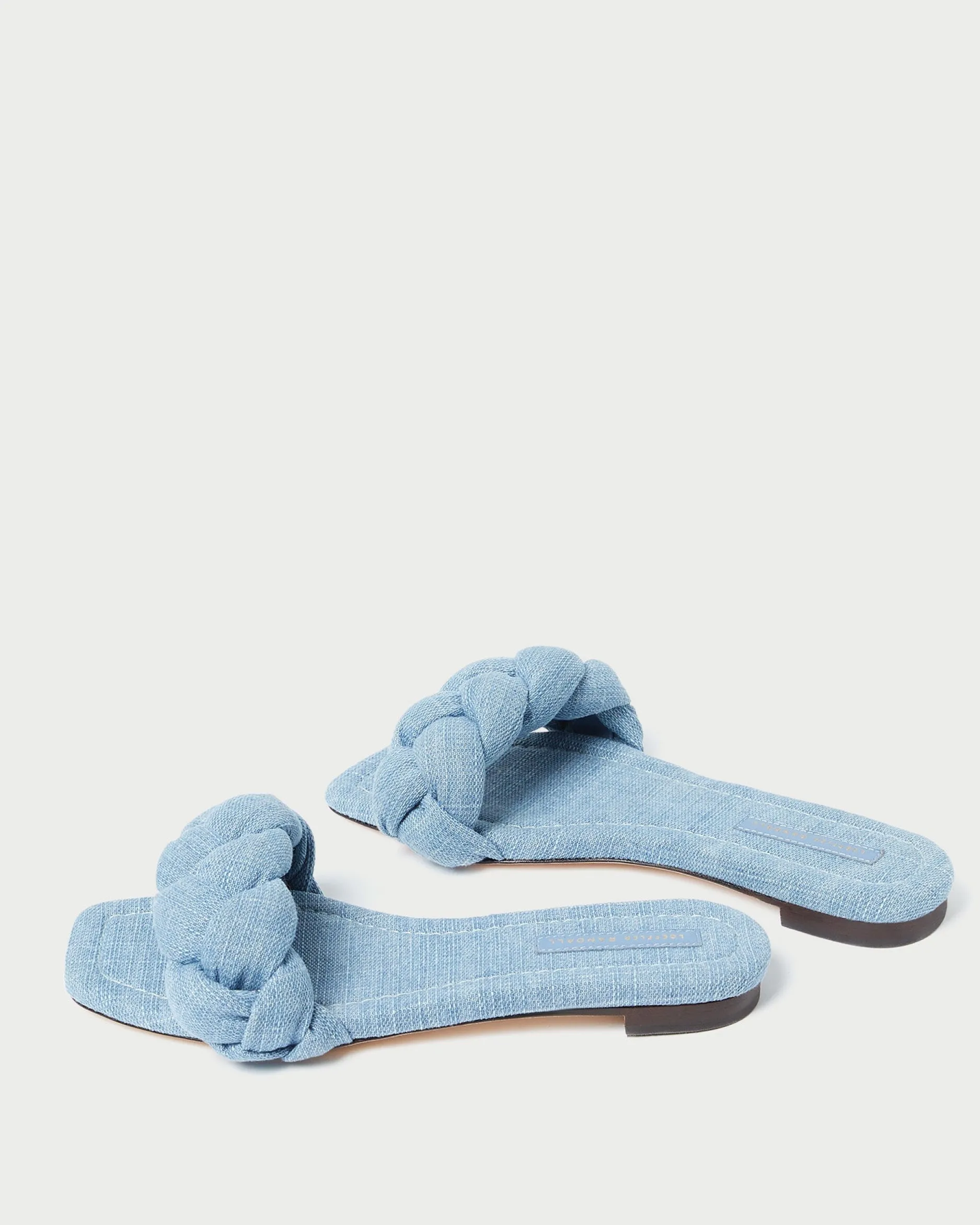 Loeffler Randall Joanna Denim Braided Sandal