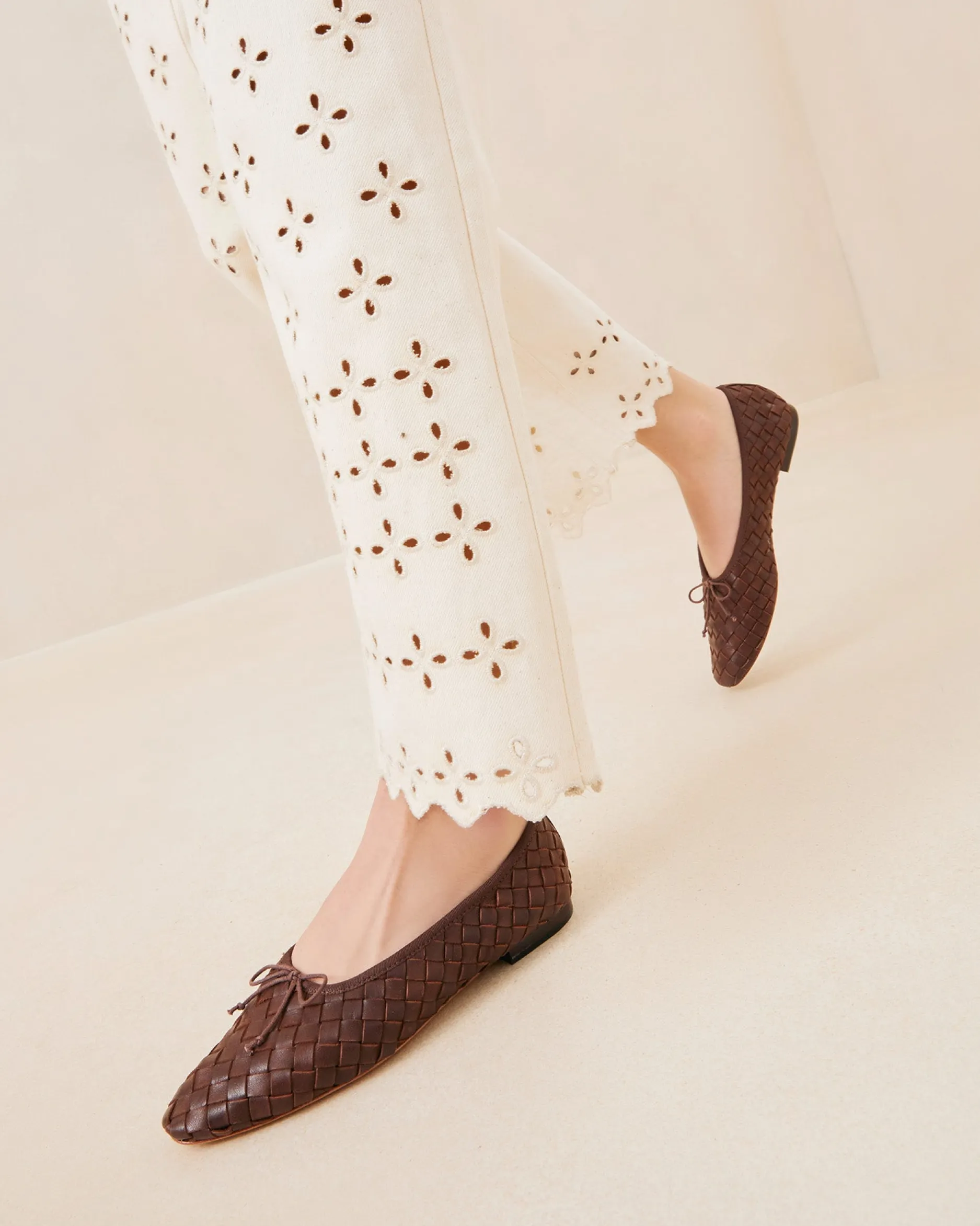 Loeffler Randall Landry Woven Ballet Flat