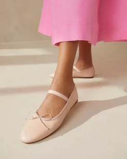 Loeffler Randall Leonie Caramel/Crystal Ballet Flat