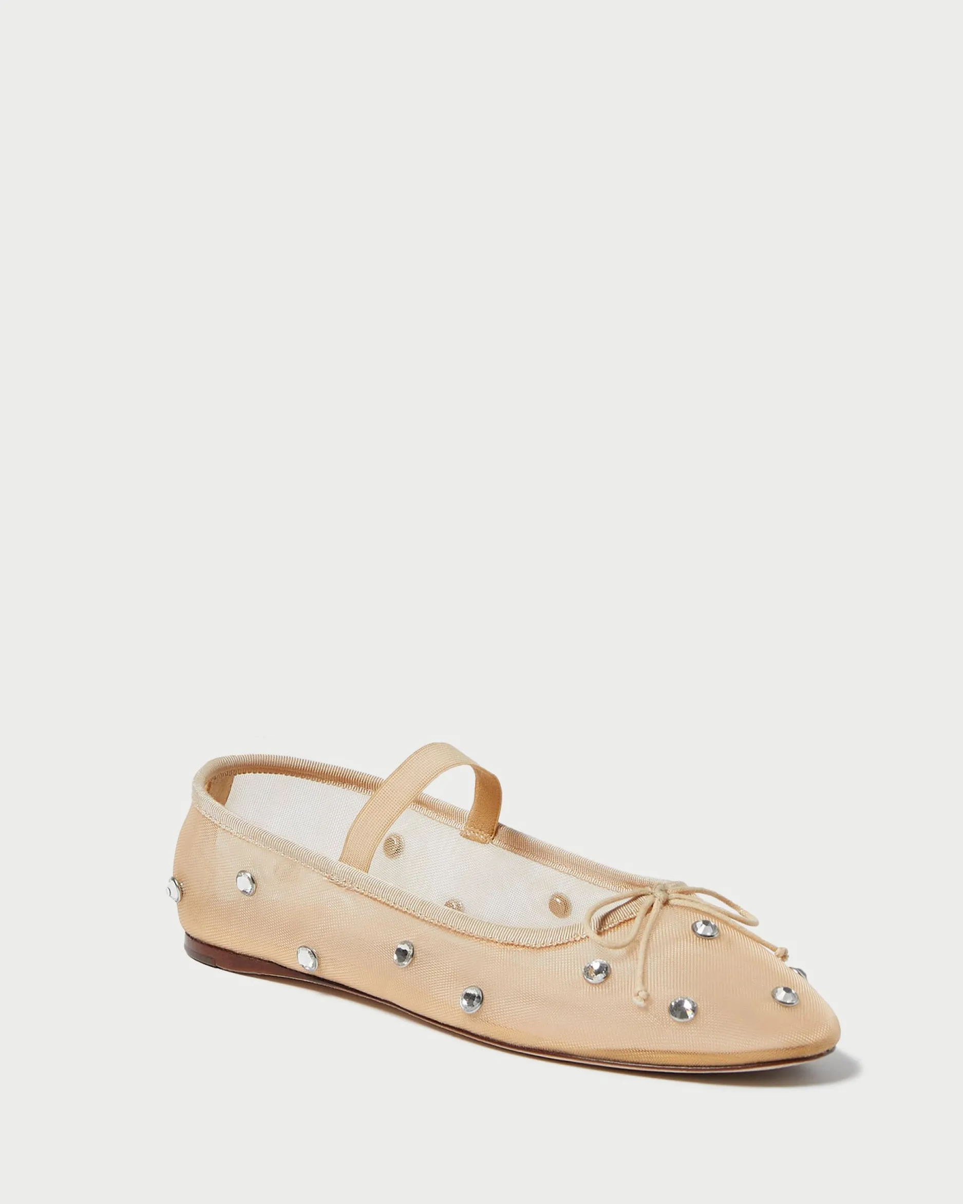 Loeffler Randall Leonie Chocolate Leather Flat