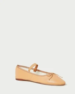Loeffler Randall Leonie Chocolate Leather Flat