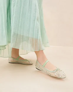 Loeffler Randall Leonie /Crystal Ballet Flat