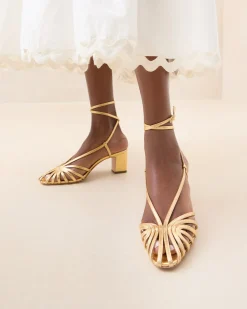 Loeffler Randall Livvy Leather Heeled Sandal