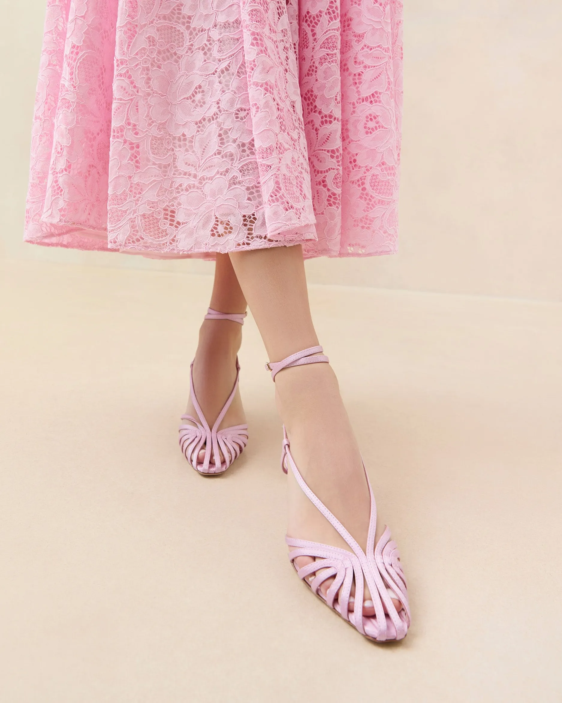 Loeffler Randall Livvy Leather Heeled Sandal