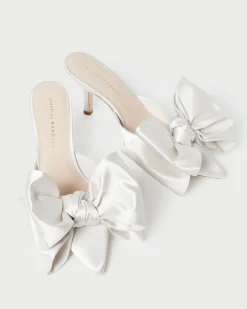 Loeffler Randall Margot Satin Bow Mule