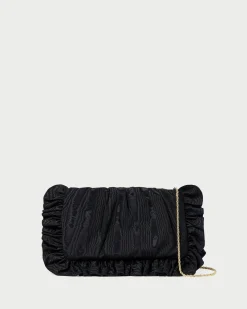 Loeffler Randall Mavis Moiré Ruffle Clutch