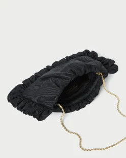 Loeffler Randall Mavis Moiré Ruffle Clutch