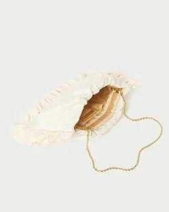 Loeffler Randall Mavis Moiré Ruffle Clutch