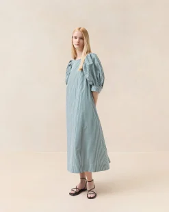 Loeffler Randall Maxwell Green Gingham Dress