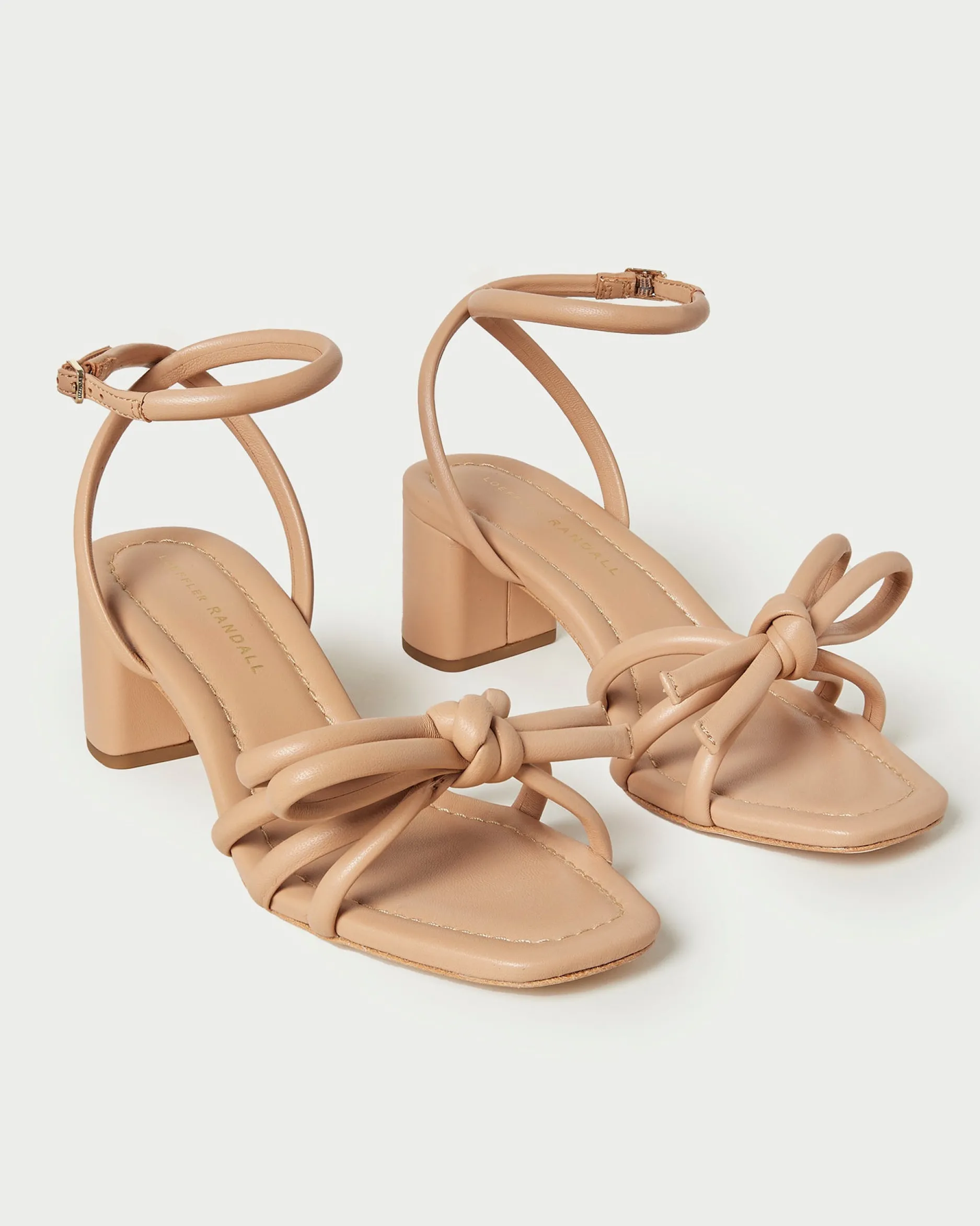 Loeffler Randall Mikel Bow Mid-Heel Sandal