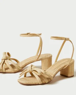 Loeffler Randall Mikel Bow Mid-Heel Sandal