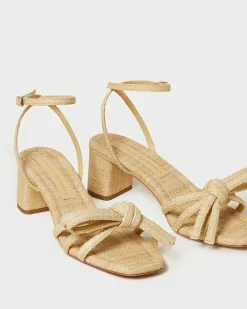 Loeffler Randall Mikel Bow Mid-Heel Sandal