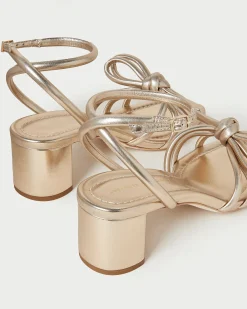 Loeffler Randall Mikel Bow Mid-Heel Sandal