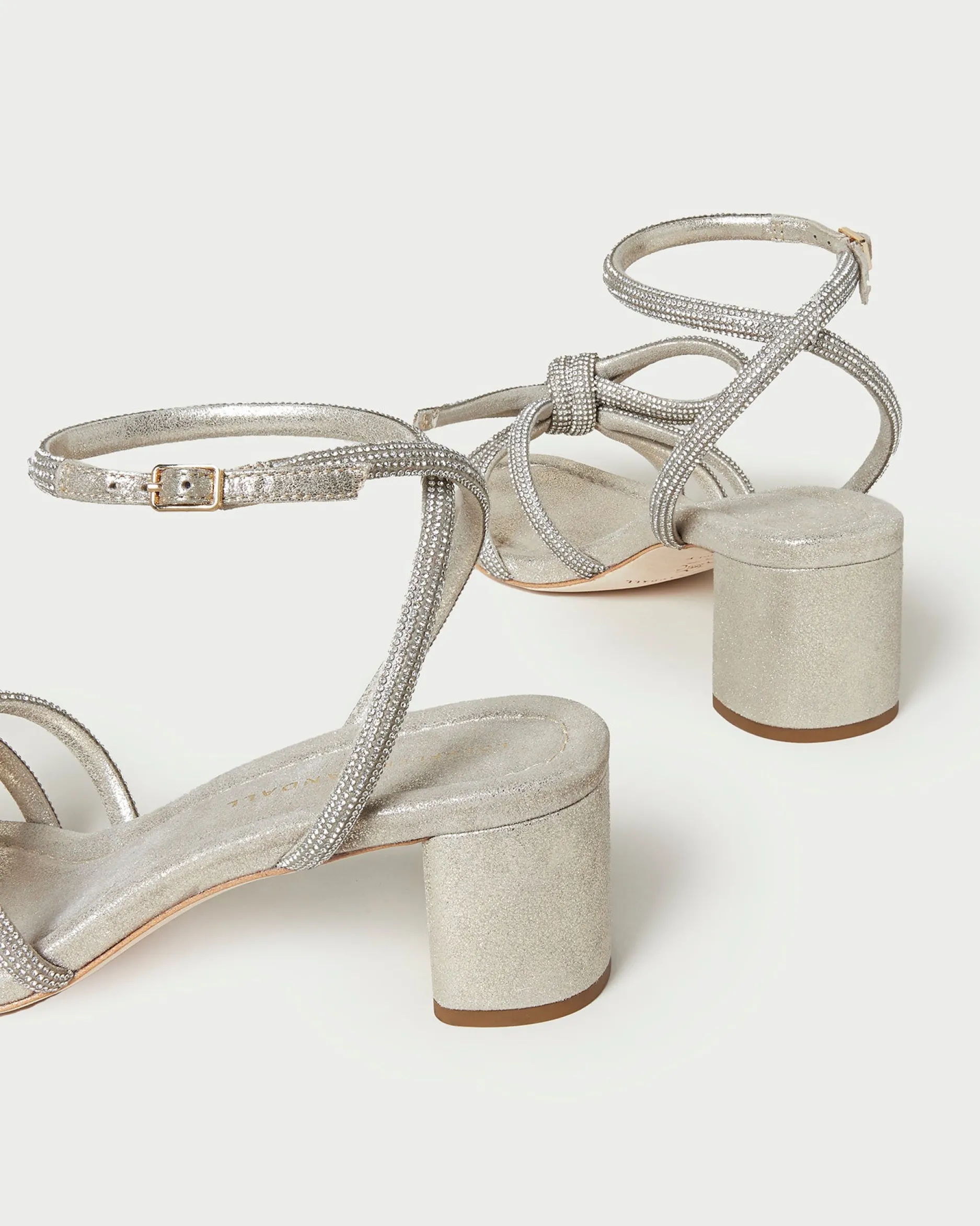Loeffler Randall Mikel Bow Mid-Heel Sandal