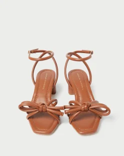 Loeffler Randall Mikel Bow Mid-Heel Sandal