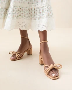 Loeffler Randall Mikel Bow Mid-Heel Sandal