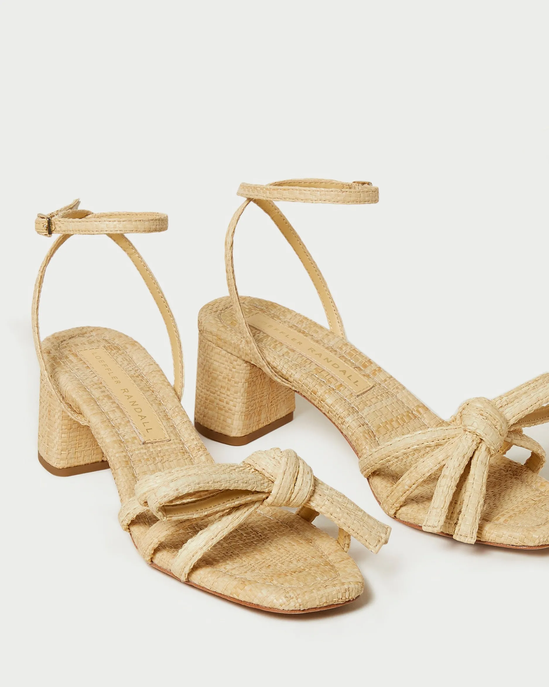 Loeffler Randall Mikel Bow Mid-Heel Sandal