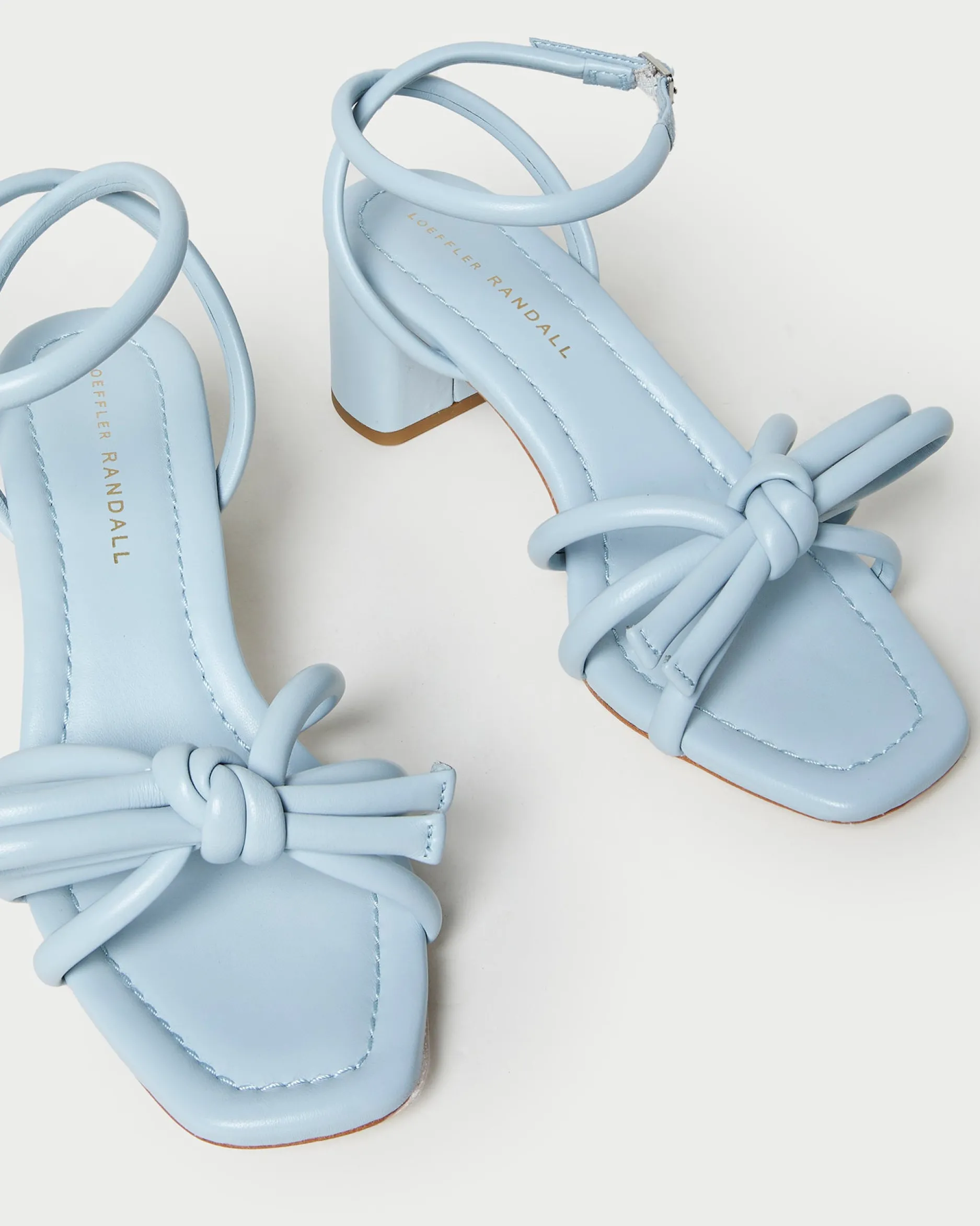 Loeffler Randall Mikel Bow Mid-Heel Sandal