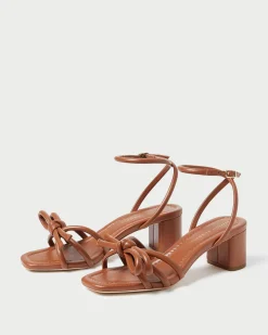 Loeffler Randall Mikel Bow Mid-Heel Sandal