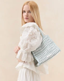 Loeffler Randall Missy Crochet Tote
