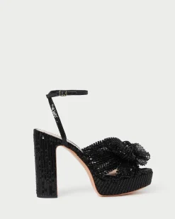 Loeffler Randall Natalia White Lace Bow Heel